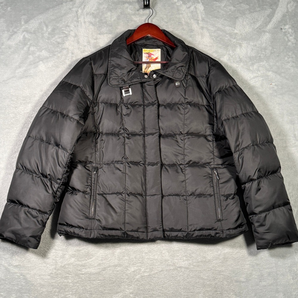 Gorsuch Jacket Womens 16 Black Down Puffer Waterfowl‎ Ski